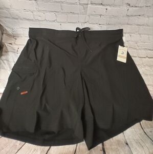 Maui Rippers Womens 5X Quick Dry Stretch Shorts Black Mermaid Board Shorts